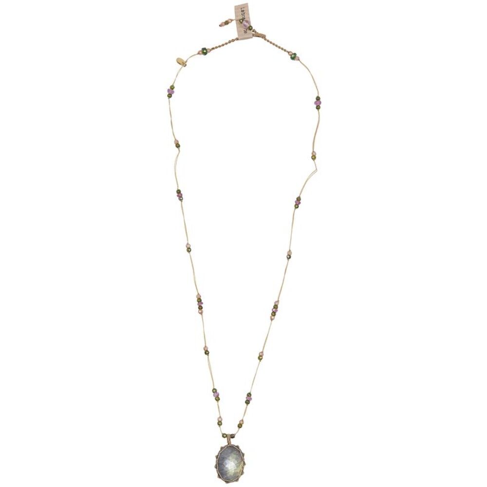Sharing Women Short "Tibetan Vvv" Pendant Necklace